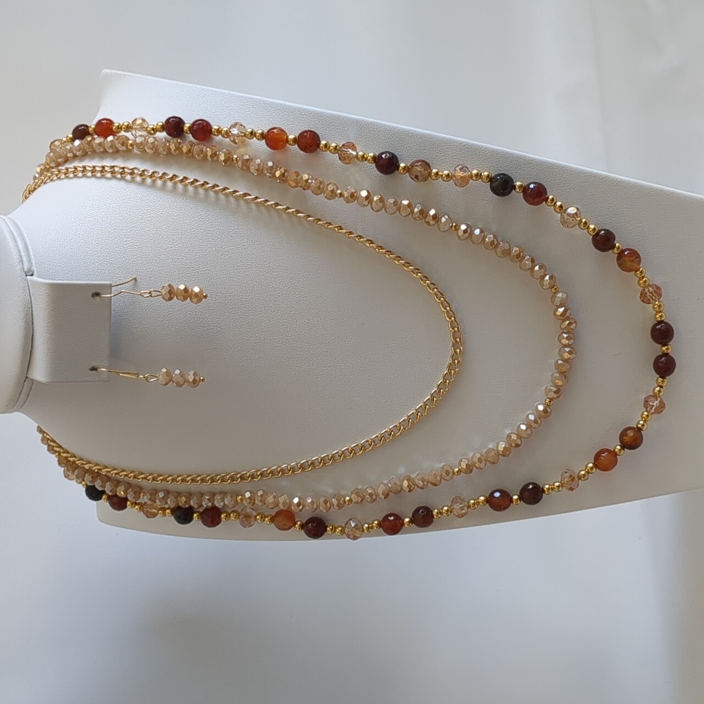 Necklace set with earrings